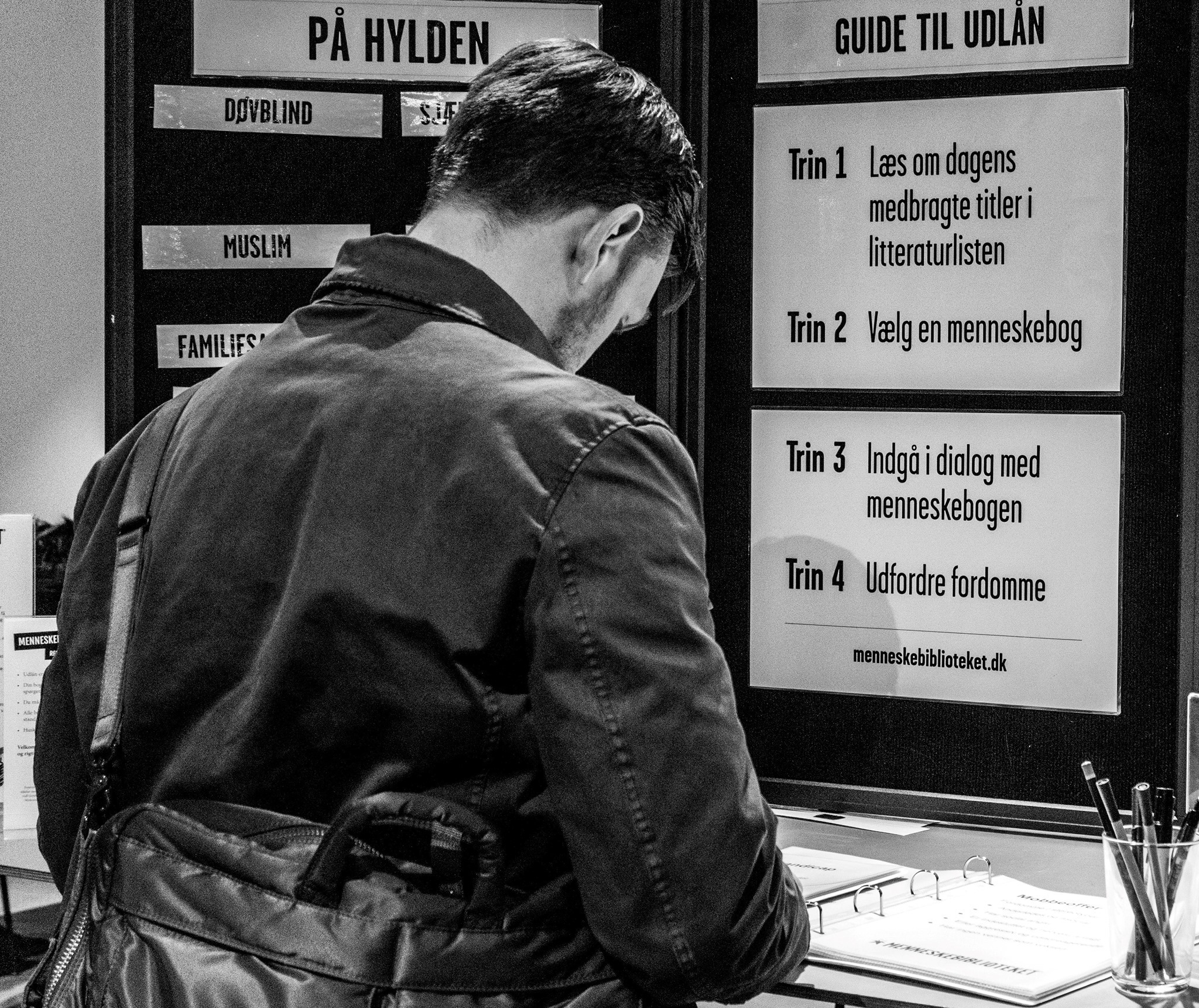 Menneskebiblioteket besøger Dokk1