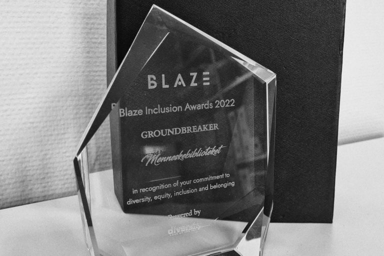 Blaze Inclusion Awards har i år givet Groundbreaker-prisen til Menneskebiblioteket