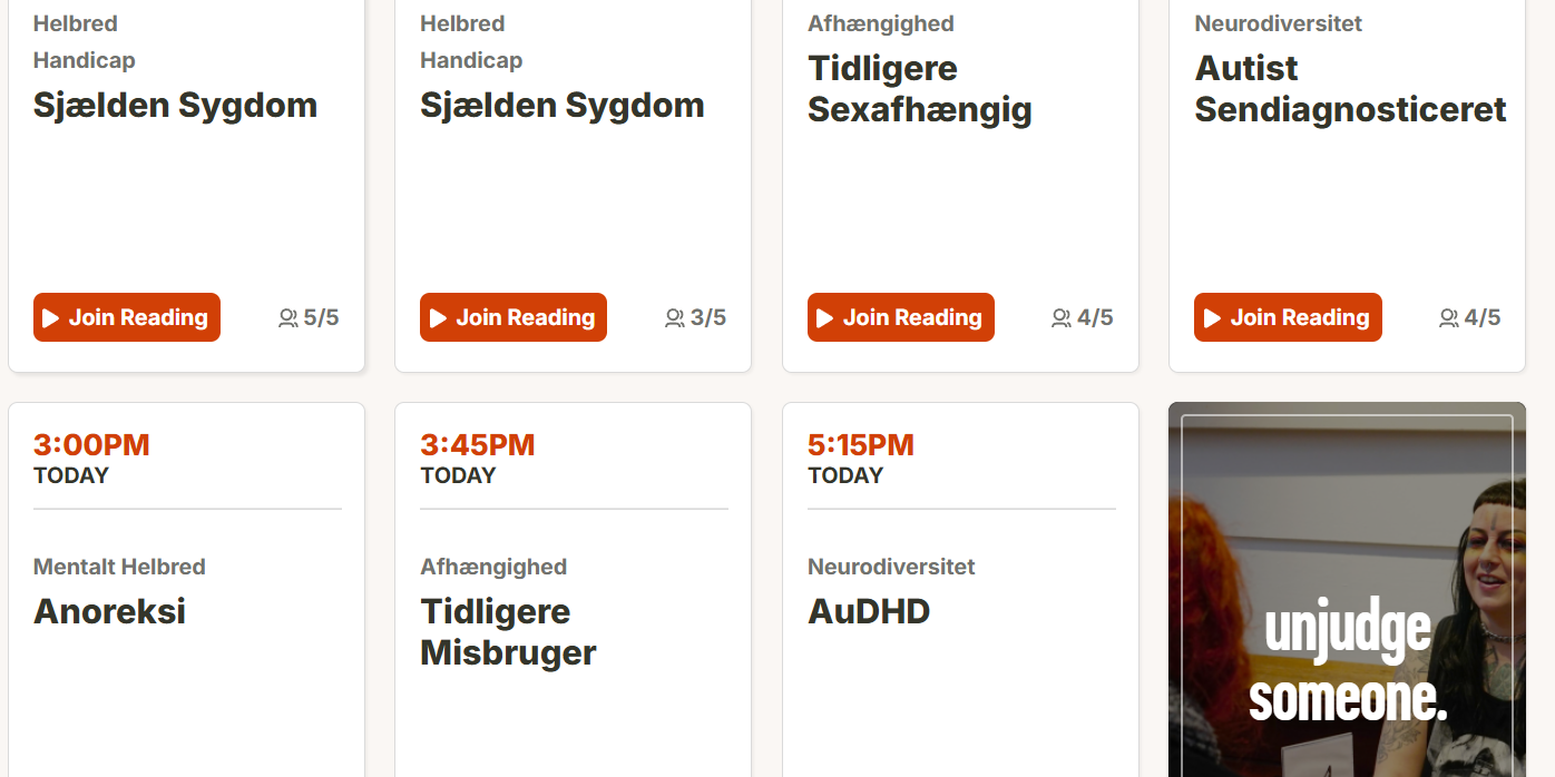 Busy day online Et indblik i bogreolen hos Menneskebiblioteket Online.